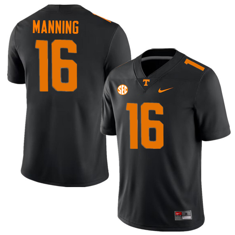 Peyton Manning Tennessee Jersey,Tennessee Volunteers #16 Peyton Manning College Jersey-Black